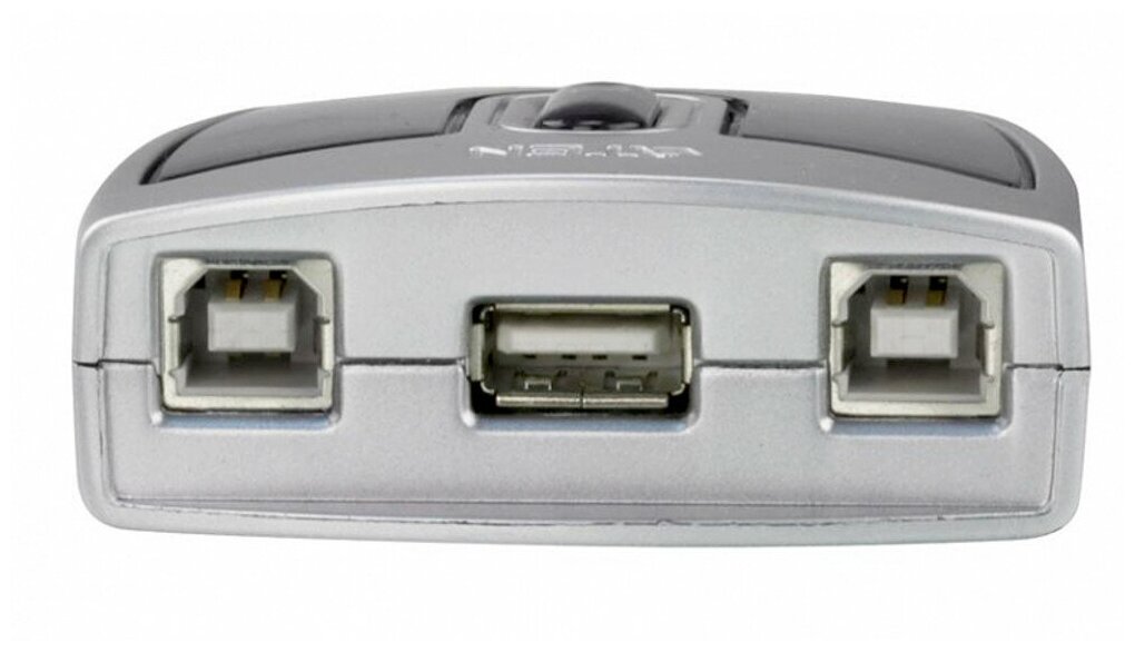 USB Переключатель ATEN US221A / US221A-A7 2-портовый USB 2.0 коммутатор для 1-го периф. ATEN US221A-A7