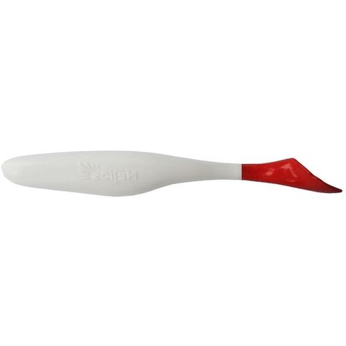 виброхвост helios vigor lime Виброхвост Helios Vigor White & Red, 9.5 см, 7 шт. (HS-6/1-003)