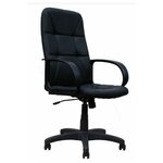 Кресло ЯрКресло Кр59 ТГ пласт ЭКО1 (экокожа черная) - изображение