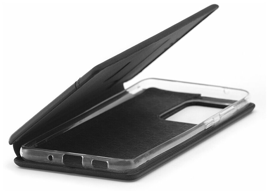 Чехол книжка Samsung S20 Ultra Derbi Book-1 черный, противоударный откидной чехол портмоне с подставкой, кейс с защитой экрана и отделением для карт