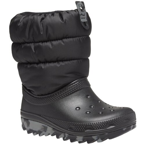 фото Сапоги дутики crocs, classic neo puff boot t, демисезон/зима, эва, размер c5 (20-21eu), черный