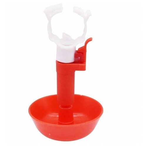 Чашечная ниппельная поилка 10 штук (2 в 1), для клеточного и напольного содержания НП10 + НП31