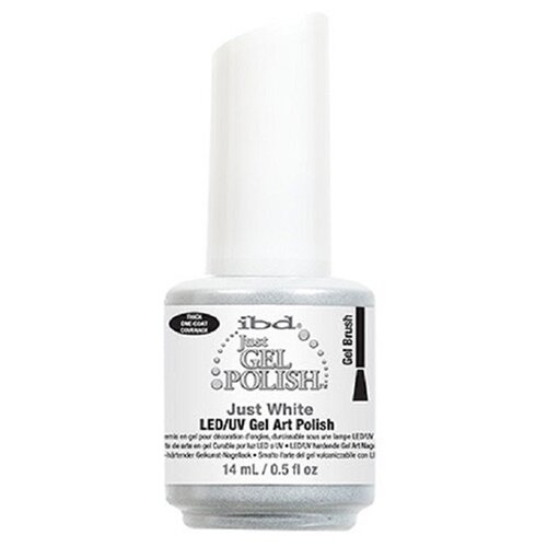 Ibd Гель-лак Just Gel Polish, 14 мл, Just White ibd гель лак just gel polish 14 мл rocco