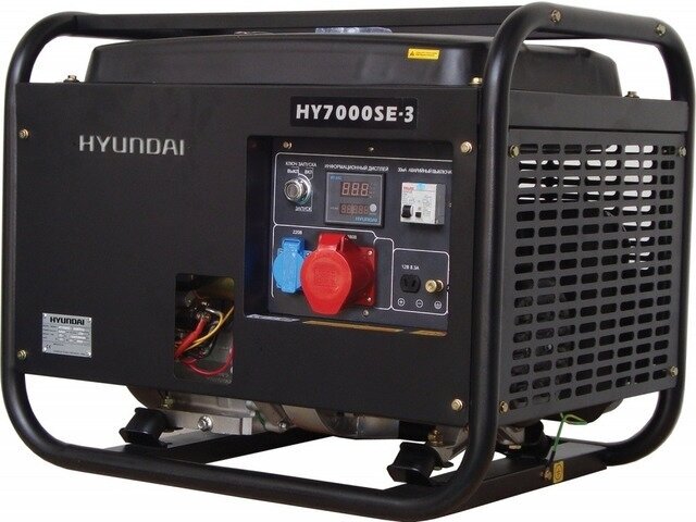 Электрогенератор Hyundai HY 7000SE-3 - фотография № 3