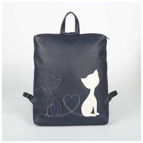 Рюкзак молодёжный, отдел на молнии, цвет синий