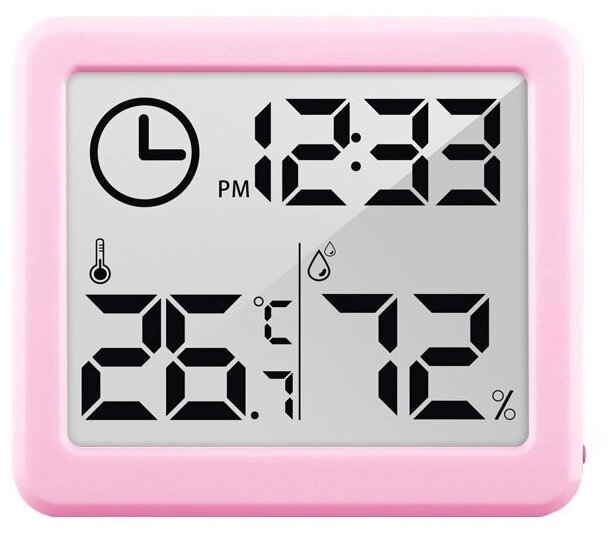 Термометр гигрометр цифровой домашний /метеостанция для измерения температуры и влажности - фотография № 3