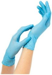 Перчатки смотровые Archdale NitriMAX, 100 пар, размер: S, цвет: голубой