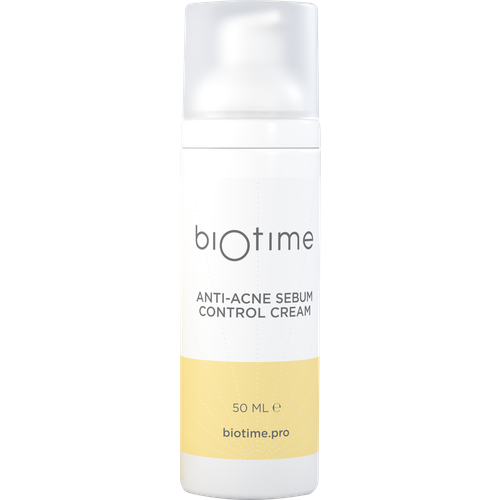 Biotime Крем Anti-Acne Sebum Control Cream Себорегулирующий Анти-Акне, 50 мл vibrant glamour tea tree anti acne face cream oil control shrink pores acne cream nourish whitening acne scar remove skin care