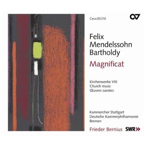 AUDIO CD Mendelssohn-Bartholdy: Kirchenwerke VIII. Magnificat. / Bernius