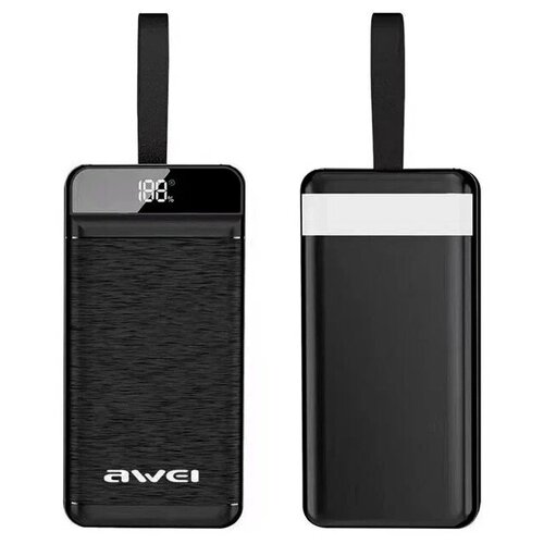 Внешний аккумулятор Awei P140K 30000 мАч цифровой дисплей 225 Вт Быстрая зарядкаType C 379000₽