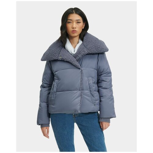 фото  куртка ugg зимняя, средней длины, подкладка, размер 48/l, серый