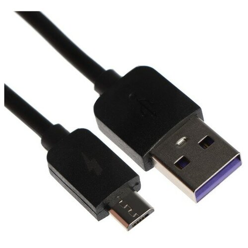 Data-кабели Exployd Кабель Exployd EX-K-1389, microUSB - USB, 2.4 А, 2 м, силиконовая оплетка, черный дата кабель exployd ex k 1241 micro usb 2 4a черный