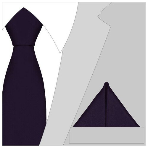 Галстук Millionaire, фиолетовый галстук и платок millionaire g33ko 7 1367