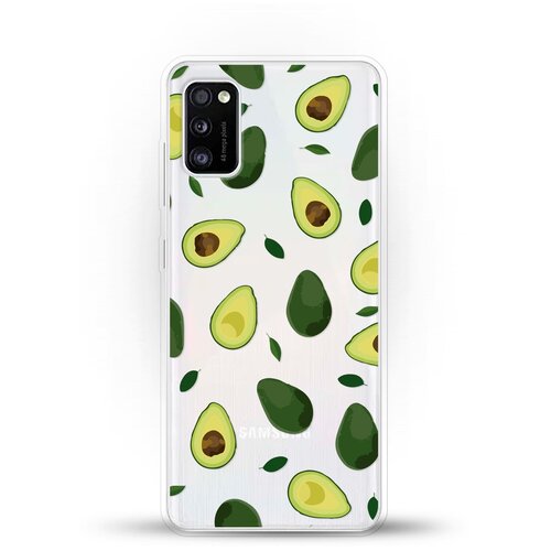 фото Силиконовый чехол узор из авокадо на samsung galaxy a41 andy & paul