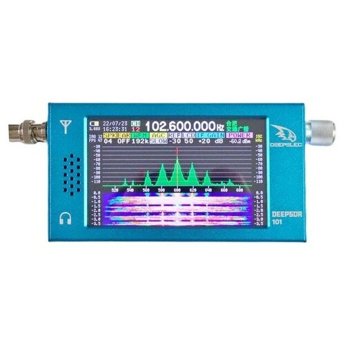 Портативный Цифровой SDR Радиоприемник DeerSDR 101 Всеволновой SDR Приемник 0-150 МГц С Анализатором Спектра Сканирующий 1397000₽