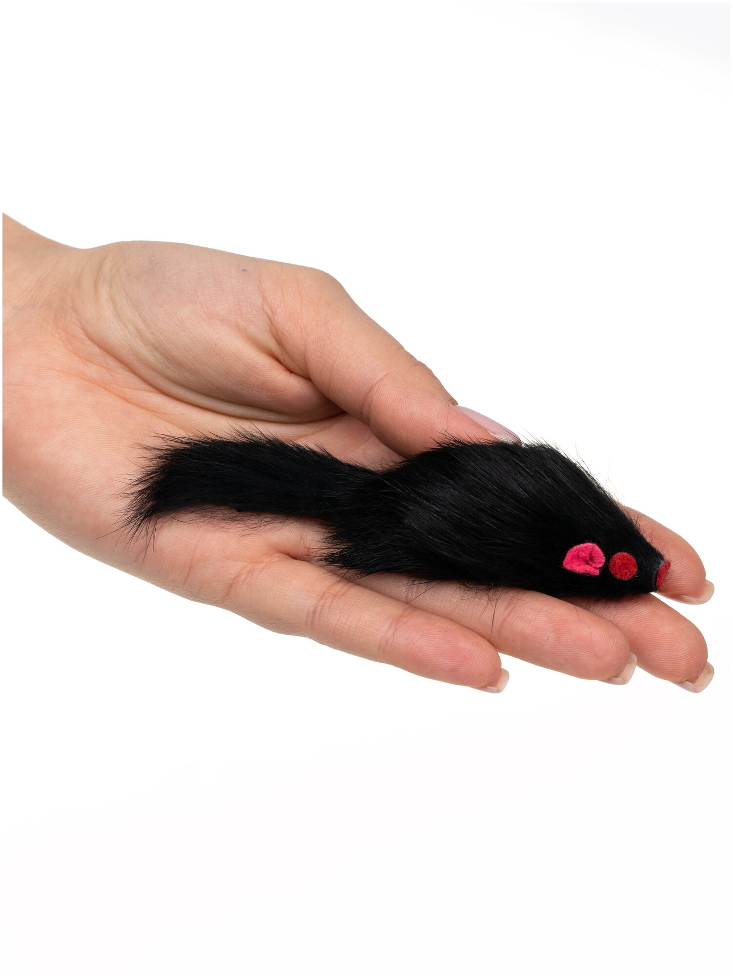 Игрушка для кошек Мышь меховая, набор из 3-х шт. - фотография № 8