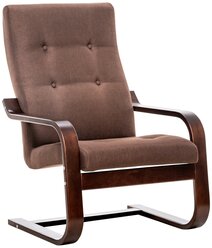 Кресло Leset Альс, Орех, ткань коричневая