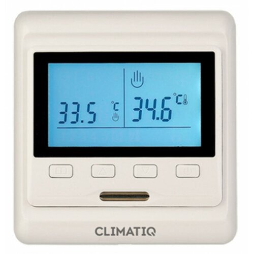 Терморегулятор CLIMATIQ PT бежевый теплый пол iq watt floor mat 9 0