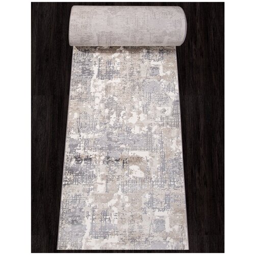 Ковер ATLANTIS - Дорожка Серый, Современный, Ковер на пол, в гостиную, спальню, в ассортименте, Турция, Бельгия, Россия (80 см. на 2500 см.)