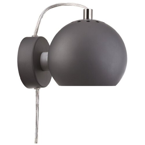 фото Лампа настенная ball 16x10x12 см, материал железо, цвет темно-серый, frandsen, 4750_136011