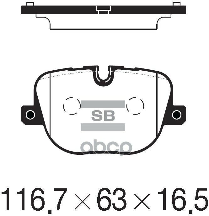 Sp2237_колодки Дисковые Задние! Land Rover Range Rover Iii/Sport 5.0 09> Sangsin brake арт. SP2237