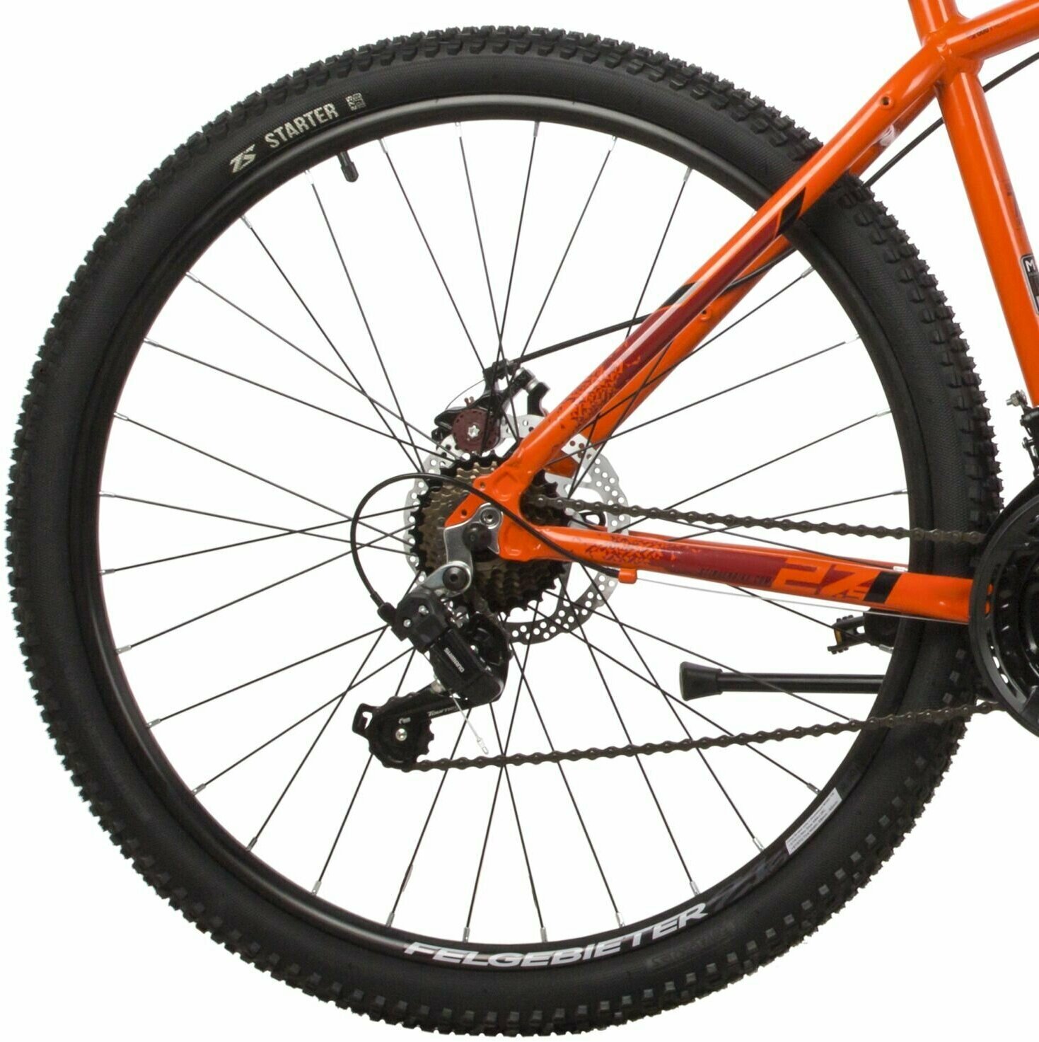 Велосипед 27,5 Хардтейл Stinger Element Std (2022) Количество Скоростей 21 Рама Алюминий 16 Оранжевы Stinger арт. 27AHDELEMST.