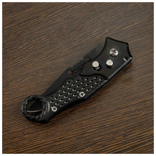 фото Нож складной полуавтоматический "пиранья", клинок 6,5см 1297716 сима-ленд