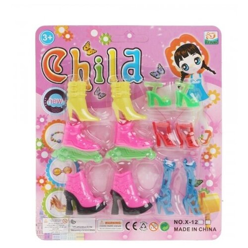 фото Набор обуви для кукол 6 пар, блистер наша игрушка