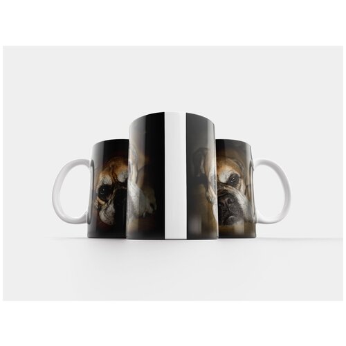 фото Кружка "бульмастиф, животные, крупным планом" 320 мл lotsprints