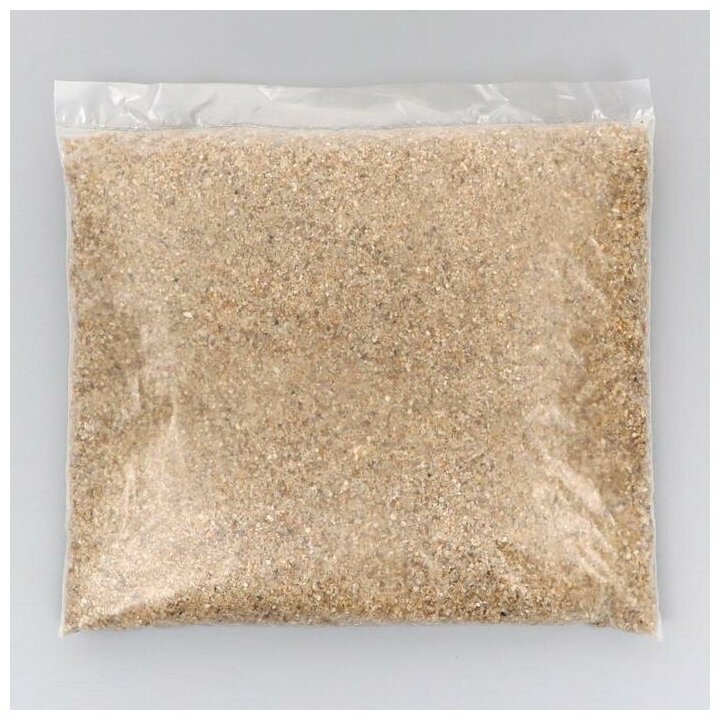 Речной песок "Рецепты дедушки Никиты", сухой, фр 0,8-1,6, 1 кг - фотография № 3