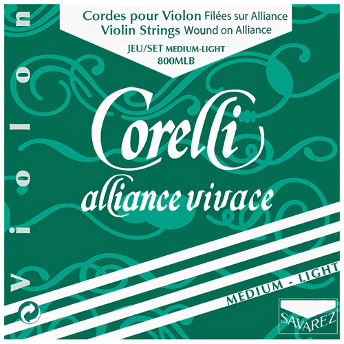 Комплект струн для скрипки Corelli Alliance Vivace 800MLB струны для скрипки corelli 800mlb alliance vivage medium light