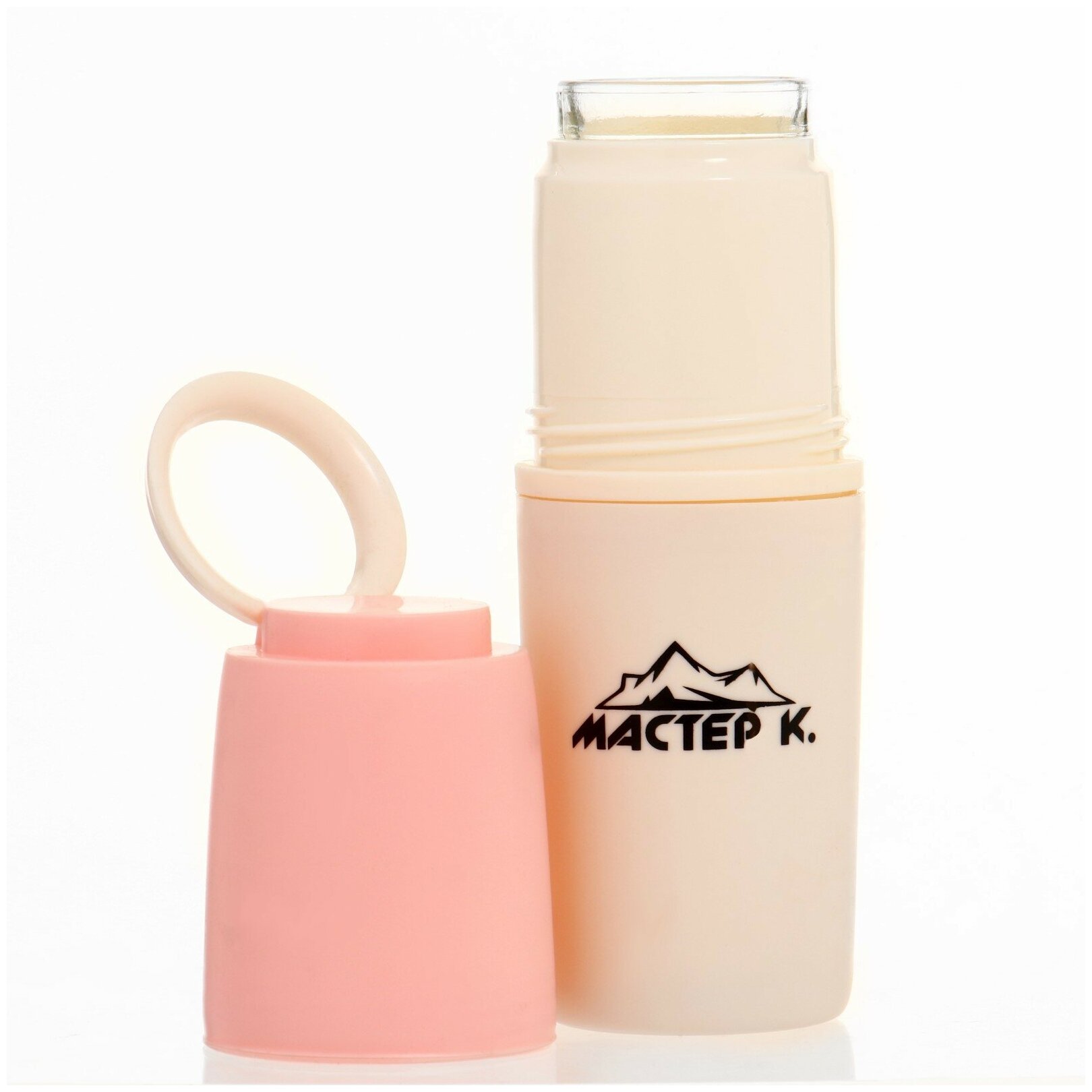Бутылка для воды "Мастер К", объем 320 мл, размер 7,2 х 21 см, цвет бежевый, розовый - фотография № 2