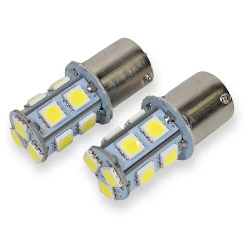 фото Лампа светодиодная габаритная ⚡️ sd-516 ⚡️ p21/1156 5050 13 smd⚡️ 2.0w ⚡️ 16x50mm ⚡️ 12v ⚡️ element ⚡️ 2 шт