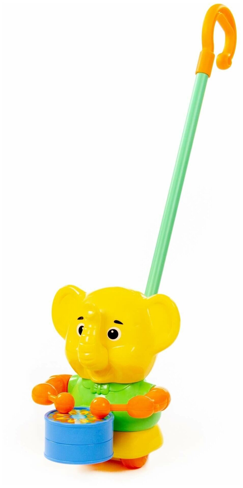Каталка "Слонёнок" с ручкой Полесье 96661
