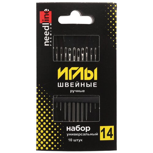 фото Из-200929 набор игл швейных ручных никелированных № 14 универсальный, ассорти 10 штук 5 упак игольный завод