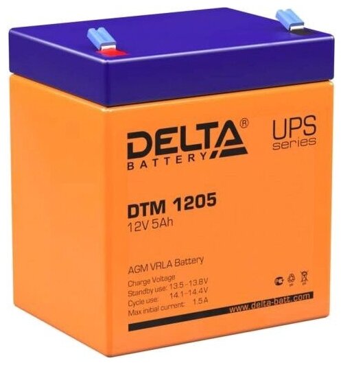 Батарея для ИБП Delta DTM 1205 12В 5Ач