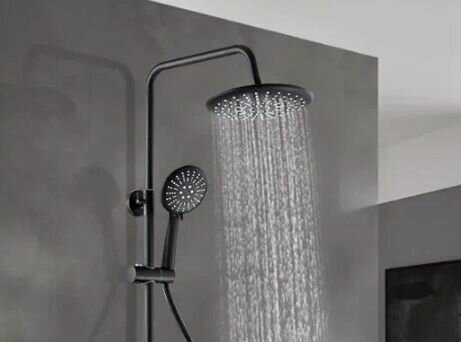 Душ в ванную Homium Shower Black (душевой гарнитур, черный) - фотография № 2