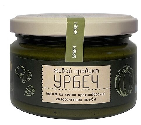 Урбеч из семян голосемянной тыквы Живой продукт 225 г