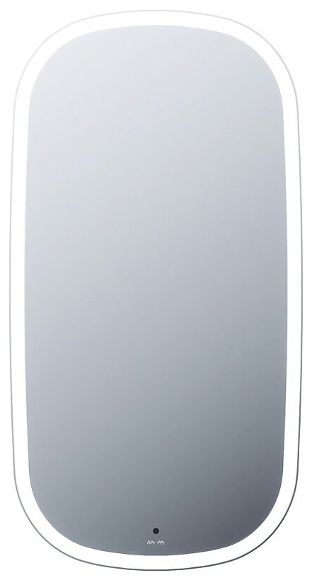 Зеркало для ванной AM.PM M8FMOX0451WGH сложной формы с контурной LED-подсветкой ИК- сенсором вытянутое 45*86 см