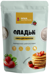 NEWA Nutrition смесь для выпечки Оладьи с земляничным вкусом, 0.2 кг