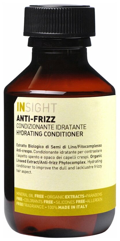 INSIGHT Anti-Frizz Hydrating Conditioner - Разглаживающий кондиционер для непослушных волос 100 мл