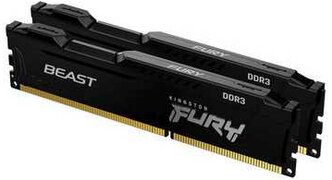 Оперативная память Kingston FURY Beast 8 ГБ (4 ГБ x 2) DDR3 1866 МГц DIMM CL10 KF318C10BBK2/8