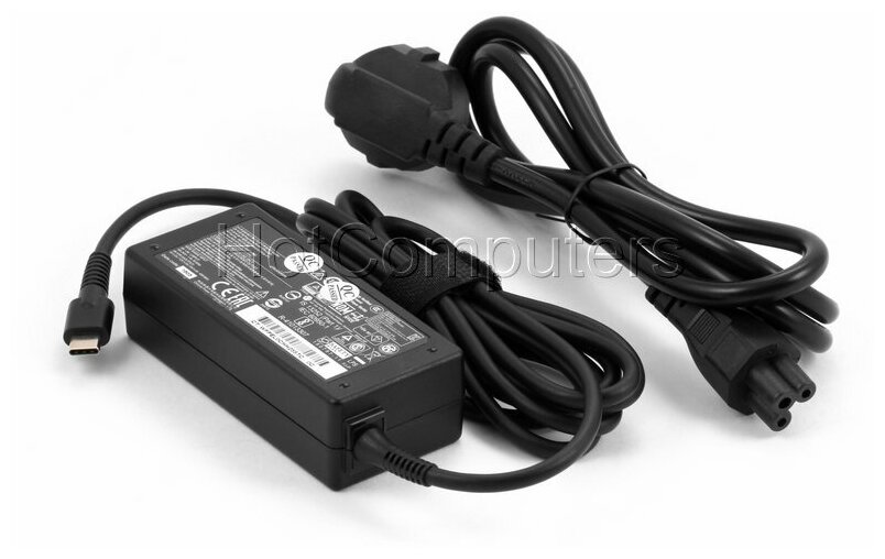 Блок питания для HP Elite x2 1012 G1 (TPN-CA01, TPN-CA02) 3A, 15V, 45W, разъем USB Type-C