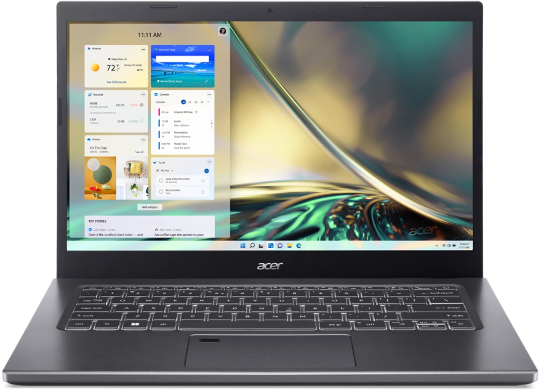 Ноутбук Acer NX.K5DER.009 i5-1235U/16GB/512GB SSD/Iris Xe Graphics/14" FHD/Win11Home/grey - фото №5