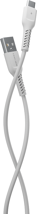 Дата-кабель USB 2.0A для Type-C More choice K16a TPE 1м White