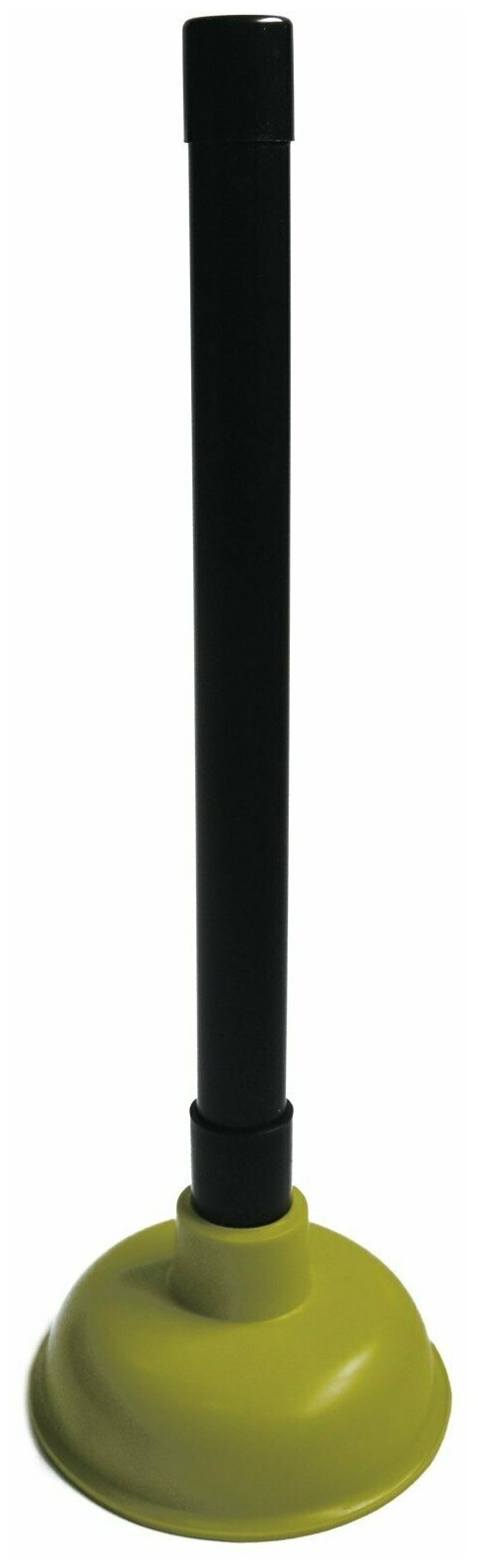 Вантуз для раковины/ванны Vidage 10,5см, с пластиковой ручкой, цвет: салатовый,черный