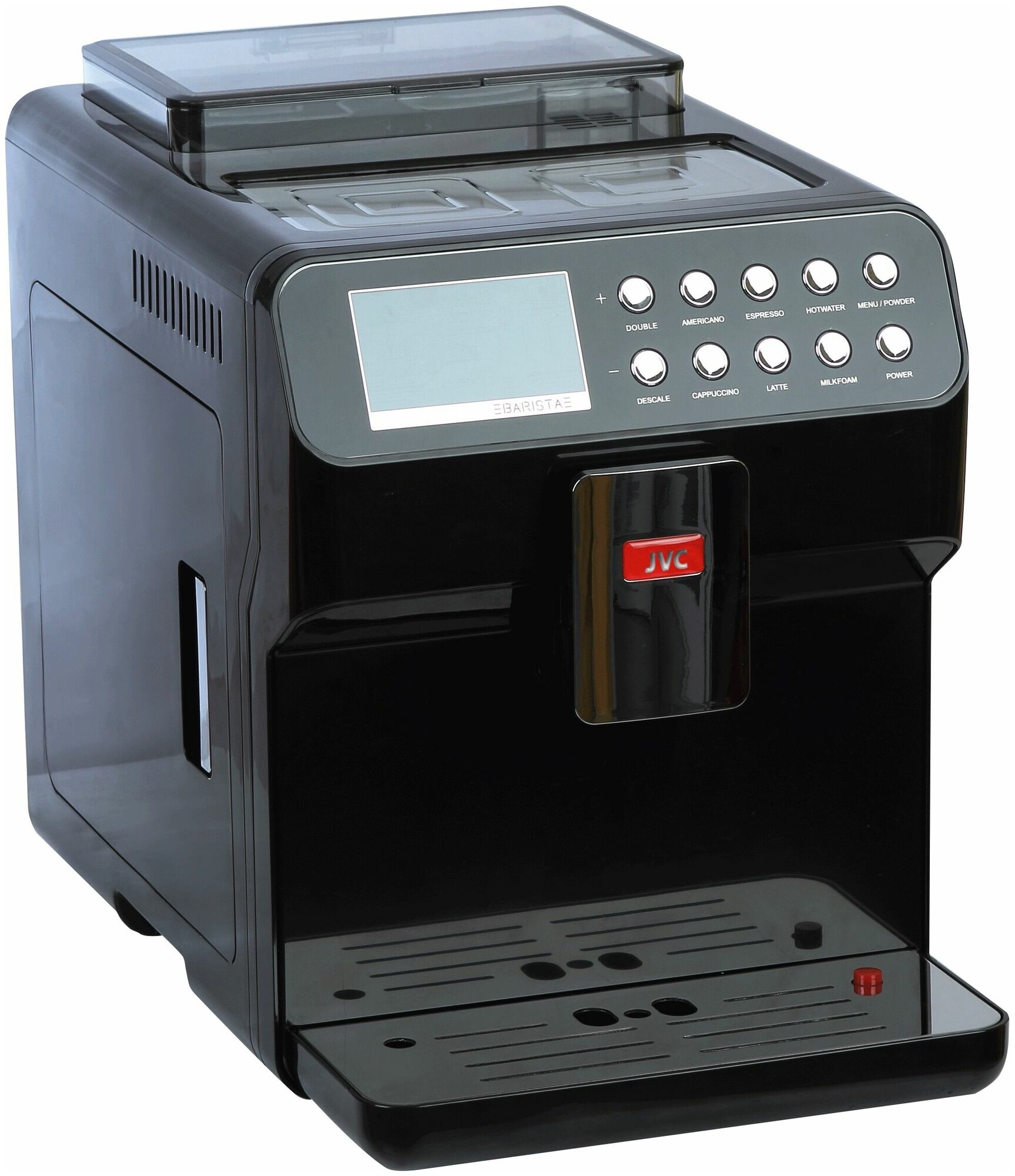  автоматическая JVC со встроенной кофемолкой, регулировка .