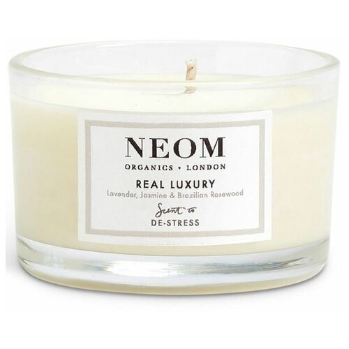 Ароматическая свеча для снятия стресса без коробки NEOM Organics London Scent to De-Stress REAL LUXURY SCENTED CANDLE 75g