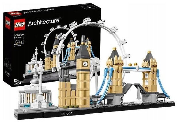 Конструктор LEGO Architecture Лондон, 468 деталей (21034) - фото №2