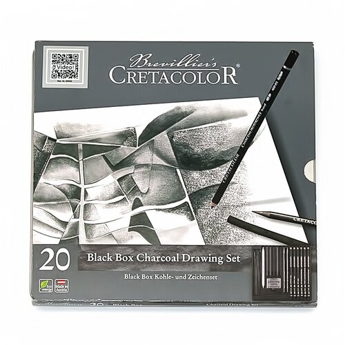художественный набор silver box 12 предметов CRETACOLOR Набор художественный Black Box ( в металлической упаковке ) CC400 30 20 предметов
